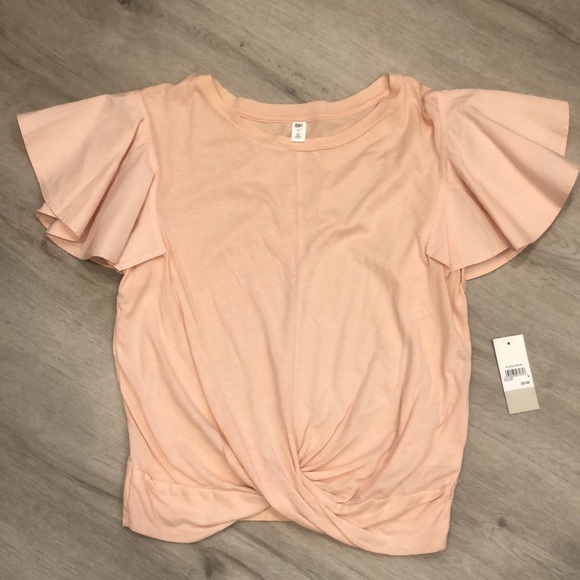 2 Ruffle sleeve tops - Picture 3 of 6